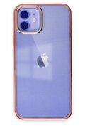 CepteToptan iPhone 12 Kılıf Element Silikon - Pembe - DROPX7363-9013