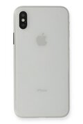 CepteToptan iPhone XS Max Kılıf PP Ultra İnce Kapak - Beyaz - DROPX5997-1130