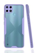 CepteToptan Realme C25Y Kılıf Platin Silikon - Lila - DROPX1987-1029