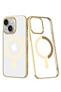 CepteToptan iPhone 14 Plus Kılıf Element Magneticsafe Sert Kapak - Gold - DROPX8279-2625