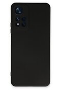 CepteToptan Xiaomi Redmi Note 11 Pro Plus 5G Kılıf Nano içi Kadife Silikon - Siyah - DROPX7054-3952