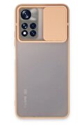CepteToptan Xiaomi Redmi Note 11T Kılıf Palm Buzlu Kamera Sürgülü Silikon - Pembe - DROPX9524-4133