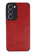CepteToptan Samsung Galaxy S23 Plus Kılıf Loop Deri Silikon - Kırmızı - DROPX7788-2077