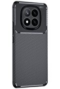 CepteToptan Xiaomi Redmi Note 14 Pro 5G Kılıf Auto Focus Karbon Kapak - Siyah - DROPX8360-3769