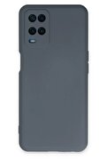 CepteToptan Oppo A54 4G Kılıf Nano içi Kadife Silikon - Gri - DROPX8269-4343
