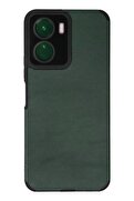 CepteToptan Vivo Y16 Kılıf Loop Deri Silikon - Yeşil - DROPX1295-9651
