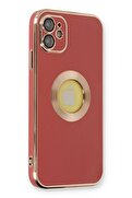 CepteToptan iPhone 12 Kılıf Store Silikon - Kırmızı - DROPX4034-1090
