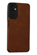 CepteToptan Samsung Galaxy A05S Kılıf Loop Deri Silikon - Kahverengi - DROPX4966-2466