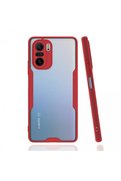 CepteToptan Xiaomi Poco F3 Kılıf Platin Silikon - Kırmızı - DROPX4512-2310