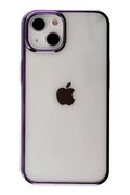 CepteToptan iPhone 14 Kılıf Element Silikon - Mor - DROPX2872-9463