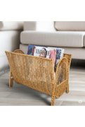 STOREMAX goldflare Wicker Serisi Hasır Örme Retro Tasarım Gazetelik goldpath 1032927