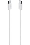 STOREMAX vegaShop USB-C - USB-C 100cm 60W PD Örgü Hızlı Şarj/Data Kablosu Beyaz 1032927