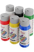 STOREMAX modashine Rose Ana Renkler Akrilik 6'lı Set 6x60 ml modascope 1014773