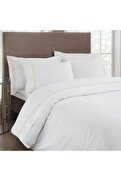 STOREMAX Düz%100 Pamuk Nevresim Takımı, Bej, Çift Kişilik 1014773
