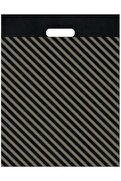 STOREMAX modashine Takviyeli Siyah Çizgili Poşet 23x36 Cm No:2 50 Adet modascope 1014773