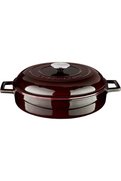 STOREMAX pltnstoreshop Metal Premium Serisi - Döküm Çok Amaçlı Tencere, Yuvarlak, 28 cm, Majolik Mor, Kubbe K