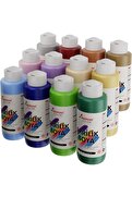 STOREMAX modashine Rose Pastel Renkler Akrilik 12'li Set 12x120 ml modascope 1014773