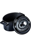 STOREMAX modashine Metal Oval Mini Tencere, Siyah modascope 1014773