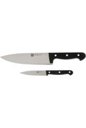 STOREMAX modashine Twin Chef 2 Bıçak Set, Paslanmaz Çelik, Siyah modascope 1014773