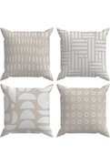 STOREMAX Geometric 4'lü Kırlent Kılıfı Ds36 1014773