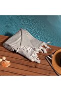 STOREMAX shopverse | Stripe |%100 Pamuklu Gri trendflick 1014773