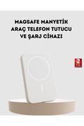 Zero Land Nrzsnt 5000Mah Manyetik Powerbank – İphone Serisi İçin Taşınabilir Kablosuz (211233) Şarj Cihazı