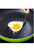 Evimdeyokyok Metalik Kalp Şeklinde Metal Omlet Yumurta Ve Krep Kalıpları