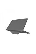 Eco Port Macbook Air 15 2024 Macbook Deri Kapak - Gri
