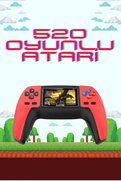 Teknomavm 520 Retro Oyunlu El Konsolu Atari Oyun Konsolu Taşınabilir