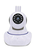 Evimdeyokyok Gece Görüşlü Hd 360 Derece Wifi Ip Kamera Bebek Kamerası