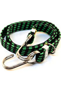 Alkan Bagaj Lastiği Kalın Çelik Kancalı 15Mmx5Mmx100Cm A+++ Kalite Yeşil