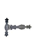 Evimdeyokyok Antika Tarz Dekoratif Pirinç Kuyruklu Zambak Menteşe - 175X248 Mm, Oksit