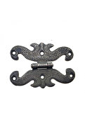 Evimdeyokyok Antika Tarz Dekoratif Pirinç Kelebek Menteşe - 63X45 Mm, Oksit