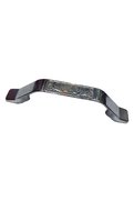 Evimdeyokyok Dekoratif Zamak Kulp İçten - 64Mm, Nikel, 100 Adet