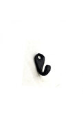 Evimdeyokyok Antika Tarz Dekoratif Pirinç Tekli Mini Askı - 27X11 Mm, Oksit
