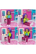 Ethab Ticaret Ankiki Moda İkonu Bebek Figür 13 Cm - Mor Saçlı Hip-Hop Rüzgarı