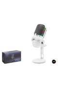 Evimdeyokyok Profesyonel Rgb Mikrofon 192 Khz / 24 Bit Type-C - Beyaz Me6Pw