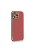 Evimdeyokyok Apple İphone 12 Pro Kılıf Volet Silikon - Kırmızı