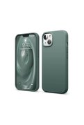 Evimdeyokyok Apple İphone 14 Kılıf First Silikon - Koyu Yeşil