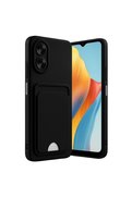 Evimdeyokyok Oppo A38 Kılıf Kelvin Kartvizitli Silikon - Siyah