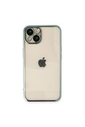 Evimdeyokyok Apple İphone 13 Kılıf Razer Lensli Silikon - Yeşil