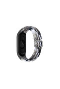 Evimdeyokyok Xiaomi Mi Band 6 Kordon - Gri-Siyah