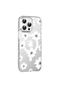 Evimdeyokyok Joko Apple İphone 14 Pro Max Floral Magsafe Kapak - Beyaz