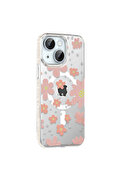 Evimdeyokyok Joko Apple İphone 14 Floral Magsafe Kapak - Pembe