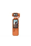 Evimdeyokyok Q8 4K Ultra Hd Taşınabilir Vlog Spor Ve Aksiyon Kamerası 2.0’’ Döndürülebilir Ips Ekran Turuncu
