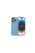 Evimdeyokyok Apple İphone 15 Pro Kılıf Optimum Silikon - Sky Blue