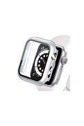 Evimdeyokyok Apple Watch Ultra 49Mm Camlı Kasa Ekran Koruyucu - Gümüş
