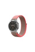 Evimdeyokyok Watch 22Mm Hasırlı Cırtcırtlı Kordon - Pembe