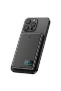 Evimdeyokyok Pw595 5.000 Mah Dijital Göstergeli 20W Type-C Ve 15W Kablosuz Şarj Pd Hızlı Şarj Magsafe Powerbank - Siyah