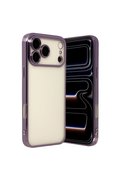 Evimdeyokyok Apple İphone 17 Pro Razer Lensli Silikon - Mor